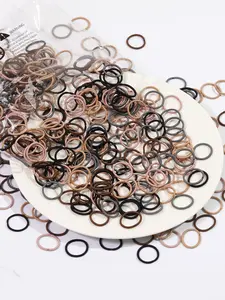 200/360 Mini Hair Ties, Elastic Hair Accessory, Multiple Colors Available, Suitable for Braiding and Crafts, Gentle on Scalp, Kids Friendly