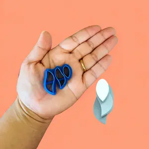 Three-Stage Petal Clay Cutter: Polymer Clay Earring Tool