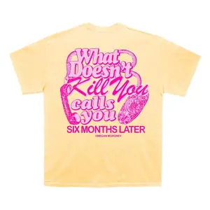 Megan Moroney 6 Months Later Tee, Megan Moroney Graphic T-Shirt, “What Doesn’t Kill You Calls You” Quote Tee, Country Music Merch