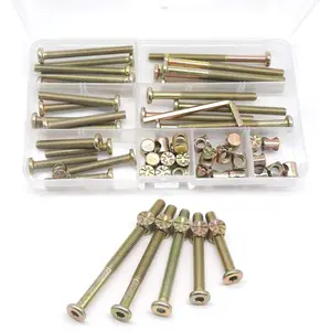 Dream  me, , Graco, Fisher  Screws and  Kit - 25- M6-1.0x40mm/50mm/60mm/70mm/80mm Furniture Barrel   for Bunk Beds and