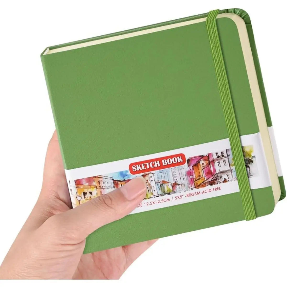 PU Cover-5x5in-Green