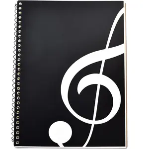 Music Notebook Composition Manuscript Staff Notebook with 100 Pages 10.24x7.5 inch/26x19cm (Music clef notebook)