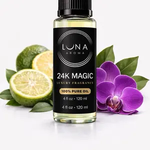 24K 120ML Aroma Oil, Pure Natural Fragrance Oil for Aromatherapy Diffusers, Relaxation & Home Scenting