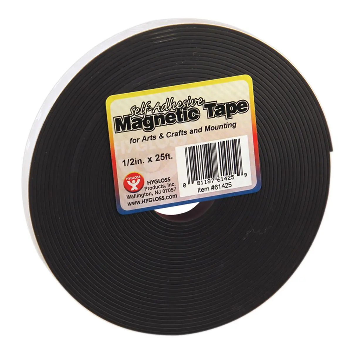 212 MAIN Self-Adhesive Magnetic Tape, 0.5x25 in 3-Roll Pack, Hygloss Modern Design - Ideal for DIY Scrapbooking (Toys & Hobbies, Scrapbooking & Stamping)