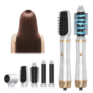 5 in 1 Hair Styler, Magic Styler, Hot Air Styler with Curl, Straighten, Volumise, Smooth and Hairdryer for Styling, Hair Curler, Airbrush Hair Styling Appliances for Women, Autumn and Winter Sales, Christmas, Black Friday, New Year Gift, Curling Iron Set