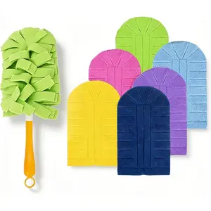 1pc 360 Electrostatic Duster Refills |   Reusable, Choice for A Dust-Free for home, Washable with Microfiber Dusting Heads for Home Cleaning