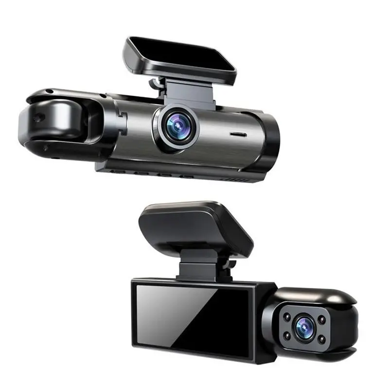 1080P Dual Lens Car DVR Camera, 1 Set 3.16 Inch Screen Car Front & Rear Recording Camera, Wide Angle Car Dashboard Video Camera