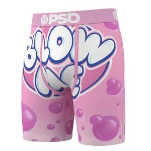 PSD Men's Blow Me Boxer Brief - Standard Length 7 Inch Inseam, Soft and Breathable Poly Blend Fabric