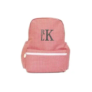 Red Gingham Backpack