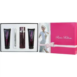 Paris Hilton Set-Eau De Parfum Spray 3.4 Oz & Body Lotion 3 Oz & Shower Gel 3 Oz & Eau De Parfum Spray 0.34 Oz Mini For Women