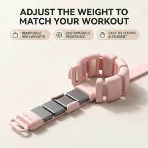 Adjustable Wrist and Ankle Weights Set, Wearable Fitness Weights for Walking, Running, Yoga, Pilates and Strength Training