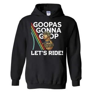 Peanut Soldier Graphic Hoodie, Goopas Gonna Goop Let's Ride Sweatshirt, Tactical Peanut Meme, The Burnt Peanut Goop Shirt, Quirky Humor Gamer Apparel, Unisex Sweater Pullover Tee