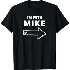 Summer T Shirt Featuring Im With Mike Humorous Group Costume Top