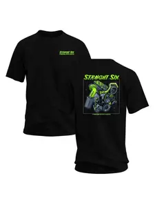 Straight Six Engine T-Shirt, FSD Supply Turbo Build Casual Graphic Tee, Green Grid Motor Shirt for Diesel Performance and Car Nerds Crew Neck Graphic T-Shirt