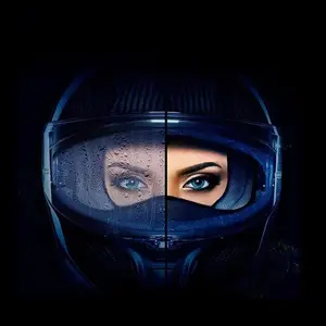 Motorcycle Helmet Anti-fog Film, 1 Count Motorcycle Helmet Rainproof Film, Universal HD Helmet Film Sticker, Helmet Accessories