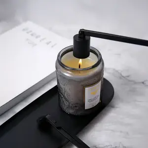 1pc Plain Candle Extinguisher, Iron Straight Cover Candle Snuffer For Home Scented Candle Tools