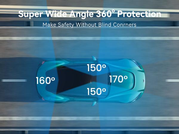 IIWEY C4-pro 4 Channel Dash Cam 360° View, STARVIS 2 Front 2.7K Rear 2K Inside 1080P x2, 8IR LEDs Night Vision 3.0, PlateTag AI for Plate Clarity, 5GHz WiFi GPS, Voice Control, 24/7 Parking Mode, For Free 128GB Card