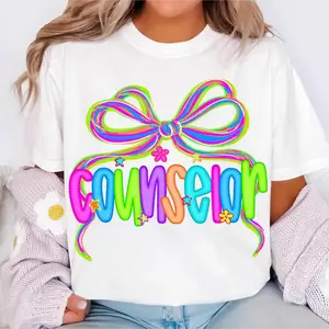 School Counselor T-Shirt, Mental Health Awareness Graphic Tee