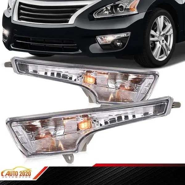 2pc Turn Signal Light Clear Lens Left & Right Fit For 2013-2018 Nissan Altima