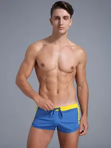 1Pc Men's Solid Color Breathable Quick-Drying Mesh Athleisure Casual Shorts, Drawstring & Loose Fit, 2-in-1 for Fitness Training & Home Loungewear, 5 Colors Available, Workout Shorts