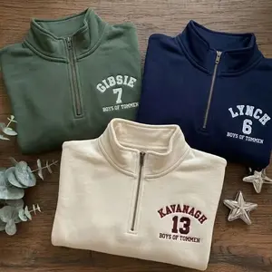 Vintage Boys of Tommen Quarter Zip Sweatshirt, , Tommen College Crewneck, Custom Couple Shirt, Bookish Merch, Bookish Gift
