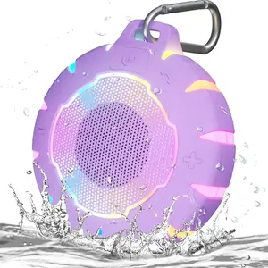 Waterproof Shower Bluetooth Speaker, Durable Portable Speaker with HD Sound, Wireless Outdoor Speaker for Pool, Beach, Kayaking, Gift for Girls, Boys, Teens, Women & Men