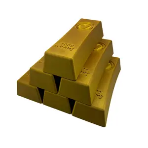 MASSIVE! Gold Bar Props - Medallion Co. - Game Hero Bars - Gag Gift - Gift for Gamers - Fort Gold Bars