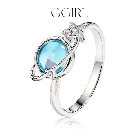 GGIRL To My Daughter Fidget Ring Anxiety Meditation Ring for Women Star And Moon Rotatable Ring Holiday Haul Gift For The Daughter Witchy Jewelry Fashion Jewelry Gift for Holiday Haul Christmas Birthdays Anniversaries
