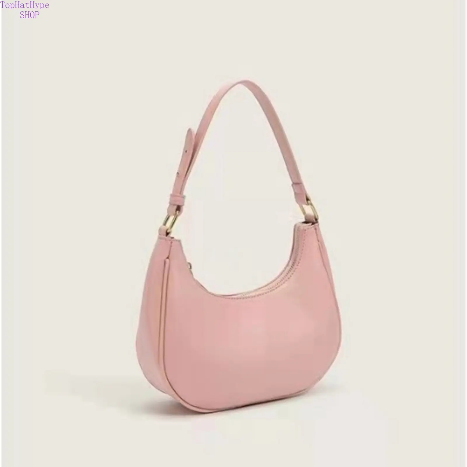 Women's Crescent Shoulder Bag - Elegant Minimalist Top Handle Casual Commuter Handbag, Bags for Business and Daily Use