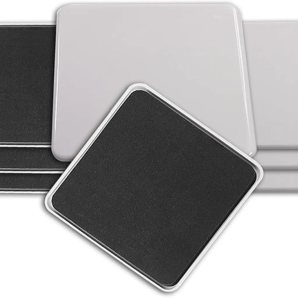 5-Inch Under Furniture Sliders 4-Piece Set, Heavy-Duty Reusable EVA Foam Pads, Carpet Moving Tools for Easy Household & Office Relocation, Prevents Holes Being Poked or Driven