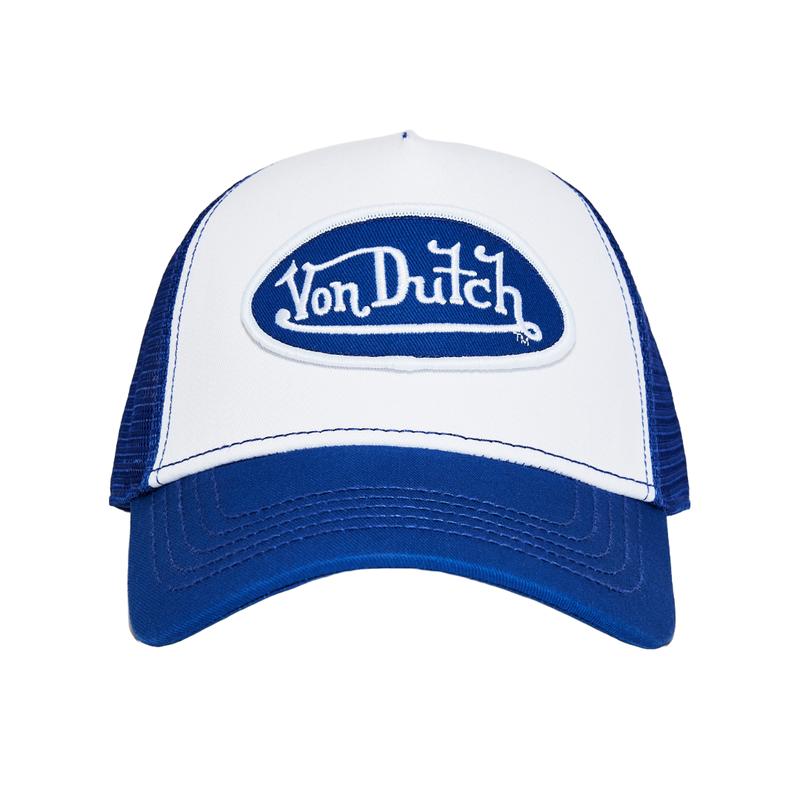 Von Dutch Classic Trucker Hats - Adjustable Snapback Cap with Embroidered Logo in Assorted Colors Von Dutch Classic Trucker Hats - Adjustable Snapback Cap with Embroidered Logo in Assorted Colors