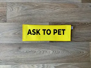 Ask To Pet Leash Sleeve