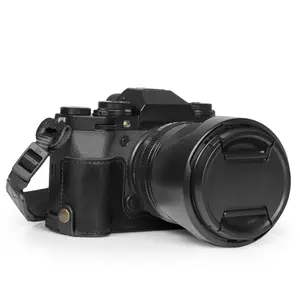 MegaGear Fujifilm X-T5 Ever Ready Genuine Leather Half Camera Case