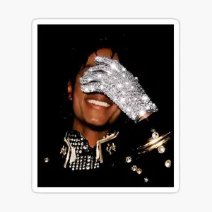 Michael Jackson King of Pop Sticker