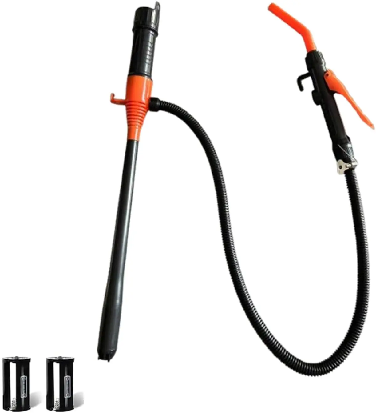 Portable Power Battery Pump, Battery Operated Electric Siphon Pump Water Transfer Pump, Easy to Use Manual Portable Fuel Pump and on-Spill Design Transfer Pump for Fuel, Diesel, Water
