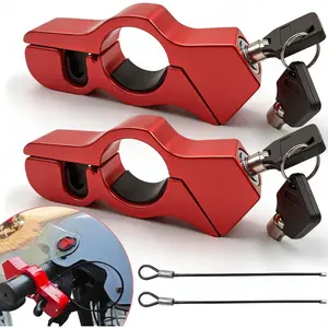 Locks, Anti Theft Motorcycles Handlebar Lock for Motor Moped Motorbike Scooters Dirt Bike Street Bike Electric Scooters