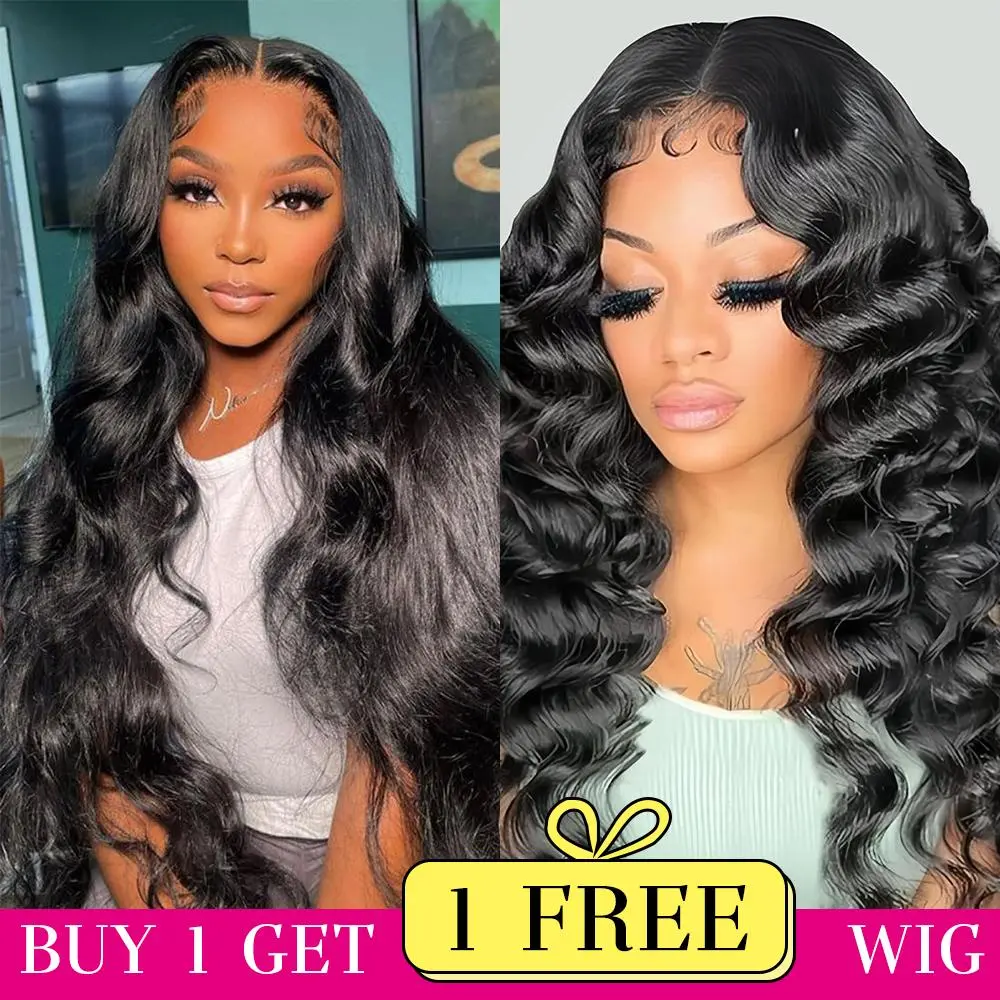 {Combo sale30''&30''} "buy 1 get 2 wig" 13x4 Lace Front Wigs Human Hair Transparent Lace FrontalHumanHair Wigs 180% Density for Woman {Combo sale30''&30''} "buy 1 get 2 wig" 13x4 Lace Front Wigs Human Hair Transparent Lace FrontalHumanHair Wigs 180% Density for Woman