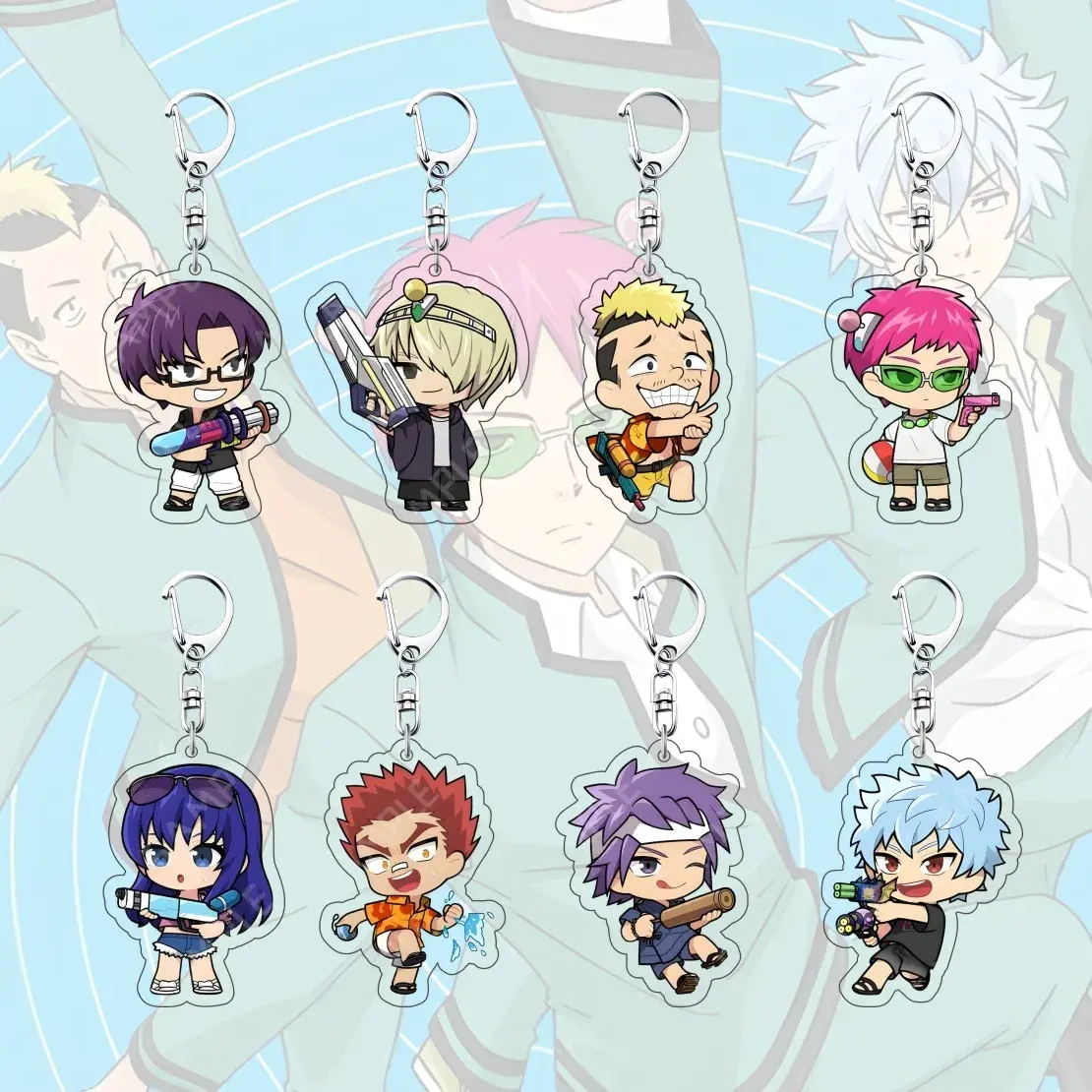 Saiki K Acrylic Keychain Toritsuka Reita Kusuo Saiki Shun Kaidou Bag Charm Pendant Collectible Gift for Fans