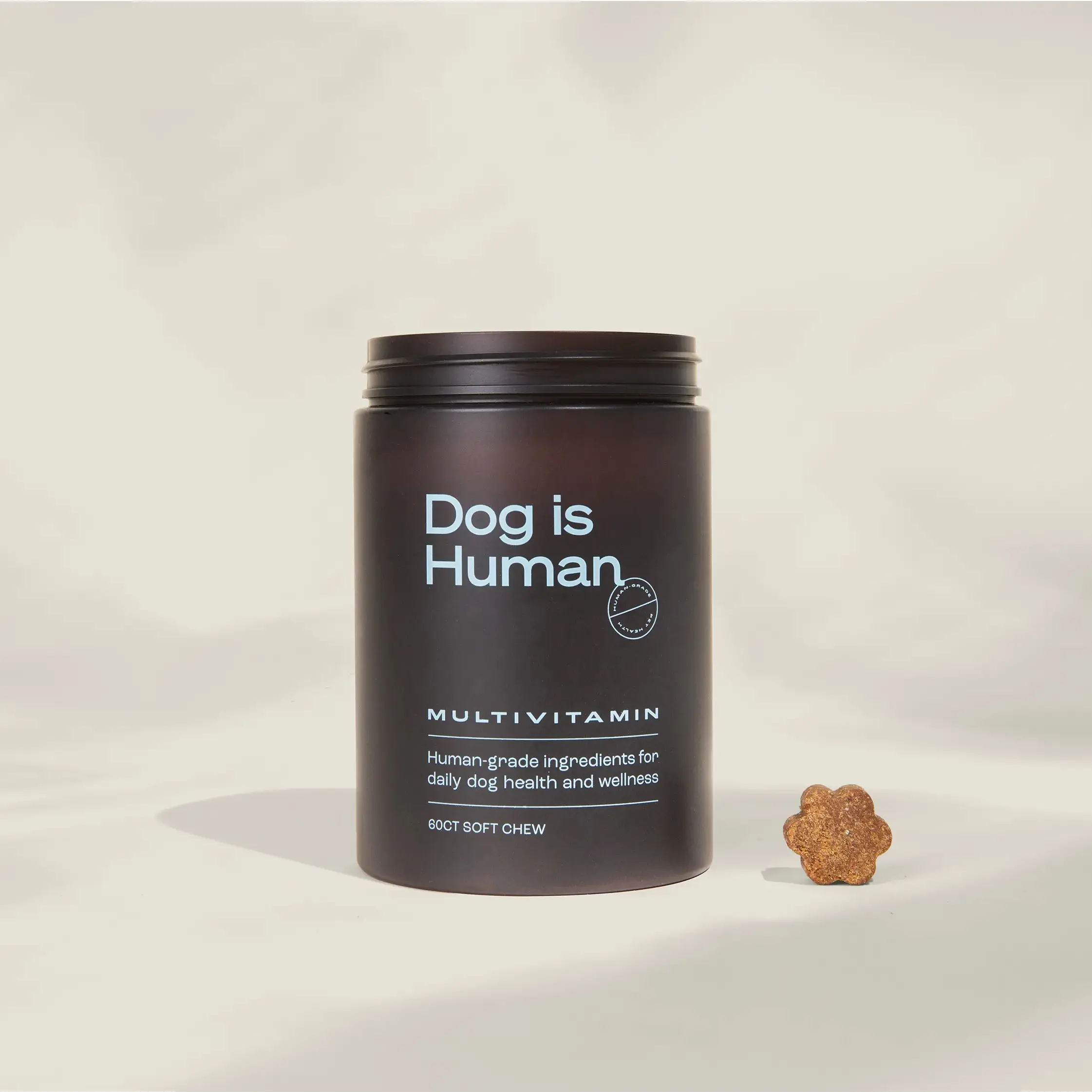 Dog is Human Daily Multivitamin for Dogs (Chicken Flavor/Beef Flavor) Human-grade, Vet-formulated, Made in Vermont