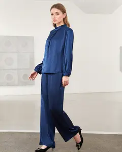 Women's 2 Piece Sets Fashion Lounge Matching Sets Long Sleeve Tops and Long Pants  AF-TZ17120