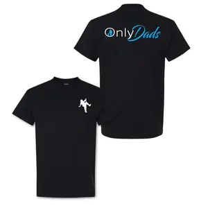 OnlyDads T-Shirt, Double Sided Graphic Printed Cotton Tee, Fathers Day Gift, Dad's Gift, Menswear Tops