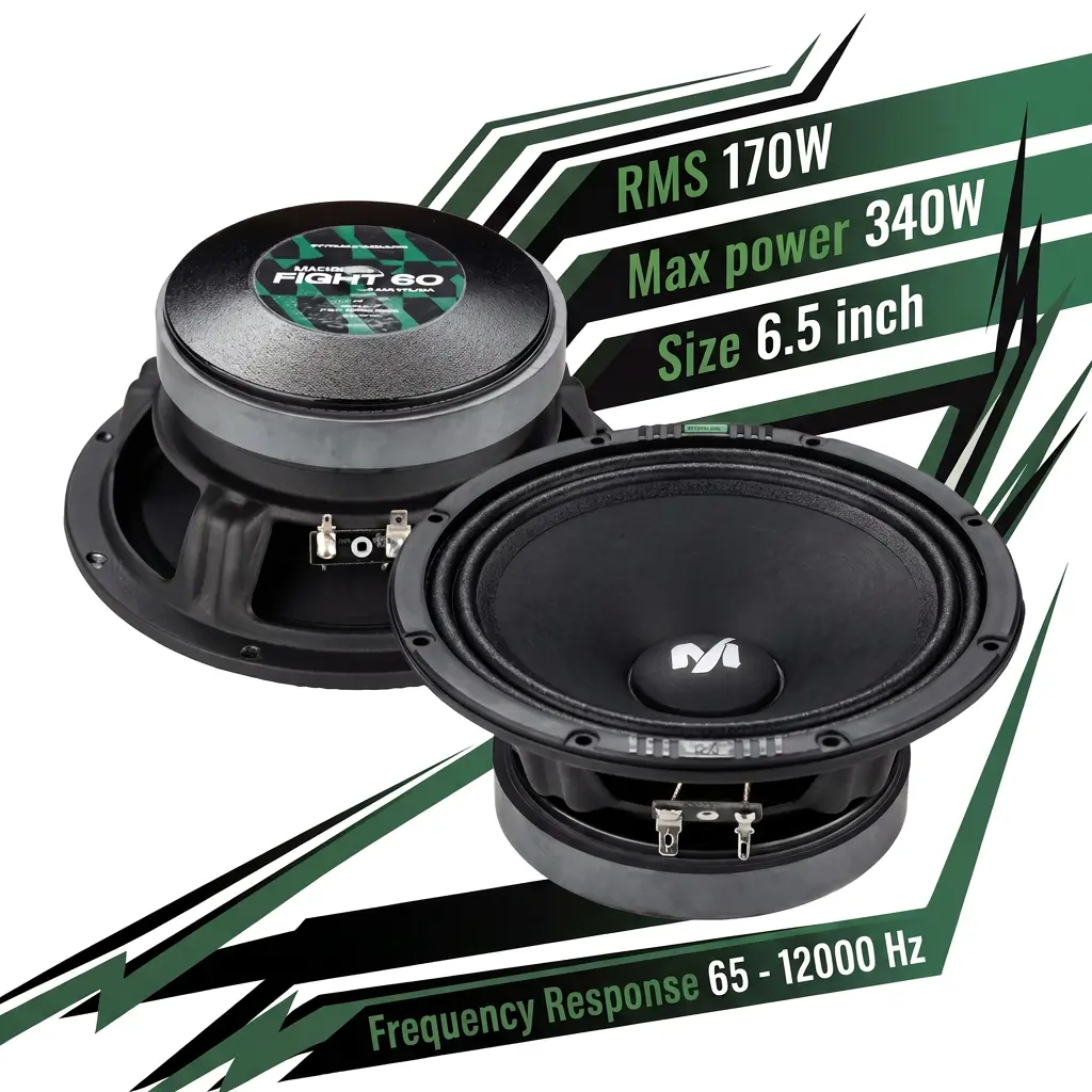 Machete Fight 60 Midbass  | 6.5” Mid-bass speakers (Pair)