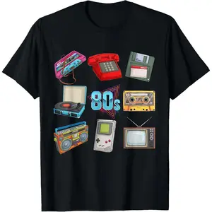 80's Throwback Retro Vintage Funny Party Cassette Tapes Men T-Shirt Made In USA
