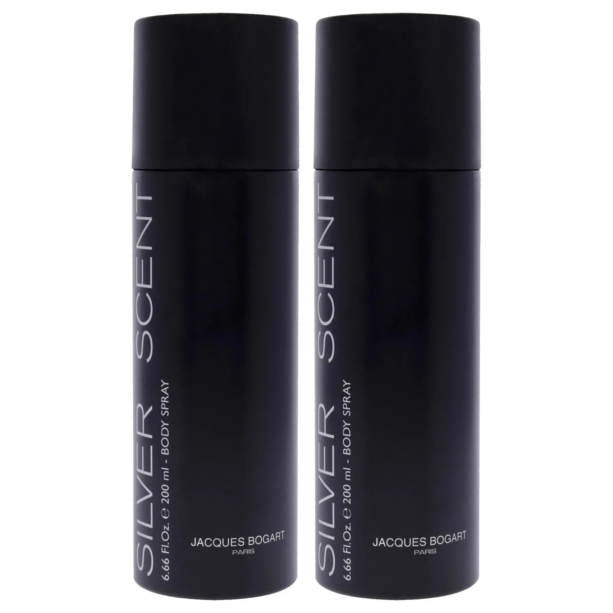 Silver Scent by Jacques Bogart for Men - 6.66 oz (200ml) Modern Aroma Body Spray - 2 Packs