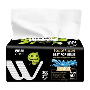 212 MAIN Tree Fragrance Scented Wood Pulp Facial Tissues, Medium-Size, Multi-Purpose, Super Absorbent Wipes and Napkins for Home Care