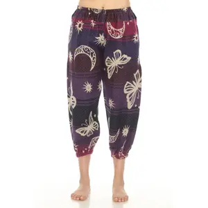 Butterfly Celestial Cozy Genie Pants