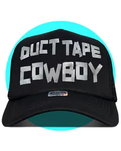 Duct Tape Cowboy Trucker Hat