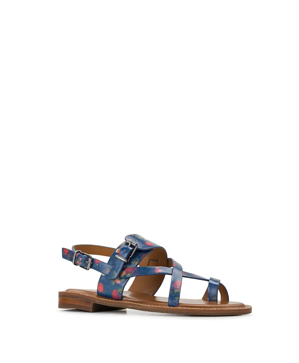 Fidella Sandals - Denim Blue Strawberry
