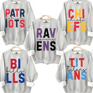 First Down Football Pullover Retro Style Crewneck , Vintage All Team Football Sweatshirt , Sports Home Town, Custom Team, Perfect Gift for Football Fans 6F