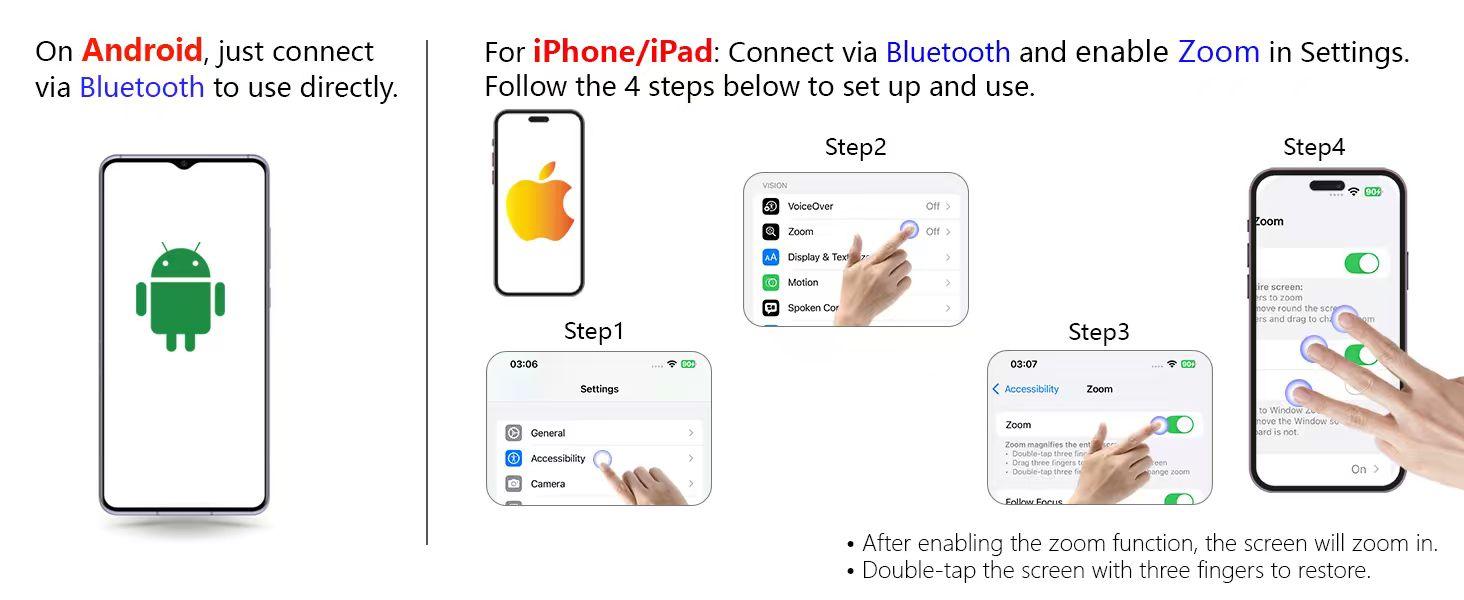 Xring Bluetooth Remote for TikTok Scrolling, Page Turning, Volume Control & Camera Shutter | Hands-Free Phone Controller for iPhone & Android, 2026 Upgraded,Viral | Trending | TikTok Made Me Buy It ,Selfie  fathersdaygiftideas